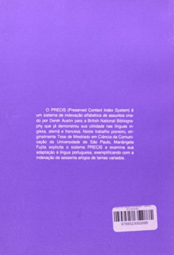 Precis na Língua Portuguesa: Teoria e Prática de Indexação