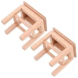 Charmant et mignon : ce petit tabouret ajoute une touche adorable à votre maison de poupée, rehaussant son esthétique et créant une ambiance chaleureuse. modèle de chaise miniature pour maison de poupée, mini-meuble décoratif