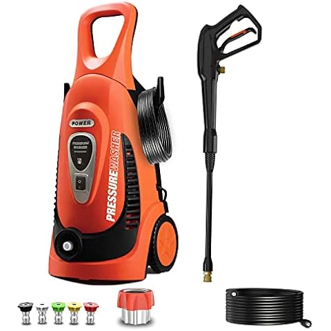 PowRyte Electric Pressure Washer, 5 Different Pressure Tips, Power Washer, 3800 PSI 2.4 GPM Cover