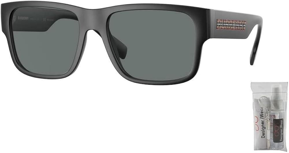 Miniatura 2 de BURBERRY Knight BE4358 - Gafas de sol cuadradas para hombre paquete con kit de gafas de cortesía de diseñador iWear