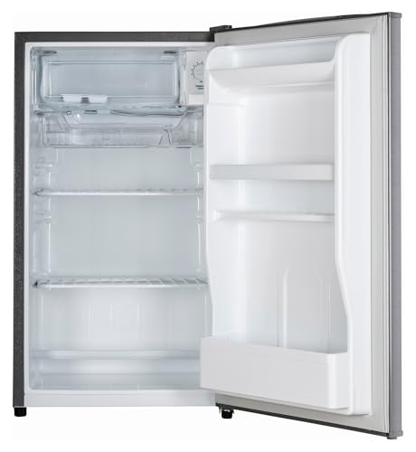 Image of LG 90L, 1 Star, Direct Cool Single Door Mini Refrigerator with Door basket, Chiller Tray, Freezer Section - Compact Size - Ideal for Home, Office and Dorm Rooms (GLD0916VRDS, Dazzle Steel)