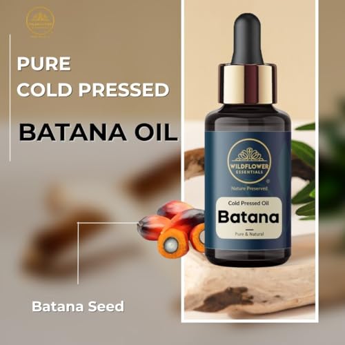 Image of Batana Oil Cold Pressed for Face Skin Hair & Body Hydration Pure & Natural (30ml)
