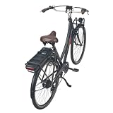 TOURUP ci Elettrica a Pedalata Assistita 250W per Adulti, E-Bike City 28" Telaio Basso Unisex Uomo Donna, Batteria al Litio Rimovibile, Freni a Disco, Ricarica 7 ore, Display LCD, Luci LED, EN 15194