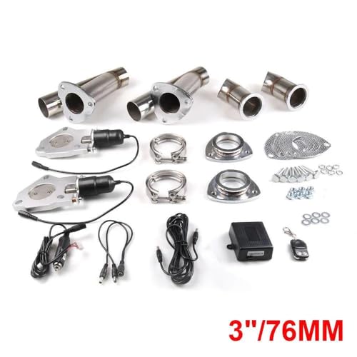 Válvula de escape de coche para regular el ruido con mando remoto 2