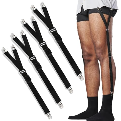 STAY GENT Y-Style Shirt Stays to Keep Tucked In, 4Pcs