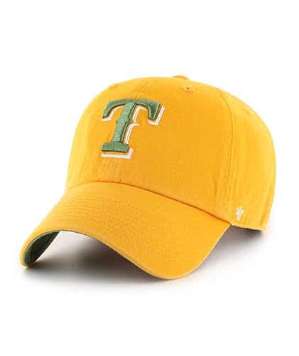 '47 MLB Ballpark Clean Up Adjustable Hat - Gold (Texas Rangers - Gold)
