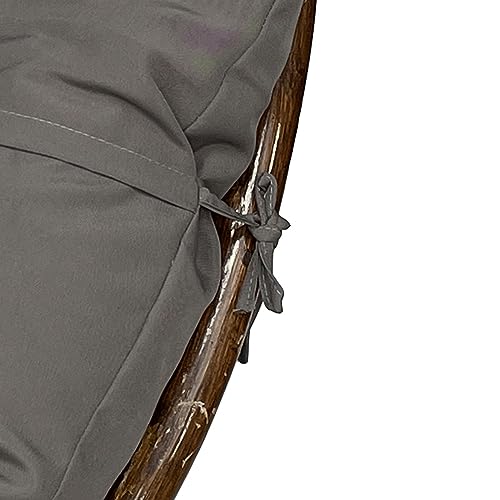 Cojín para Silla Colgante de macramé de 81 x 81 cm. Relleno de Esponja Buena Elasticidad. Suave y cómodo. Ideal para sillas Colgantes de Huevo, Interiores y Exteriores. IDE - imagen 7