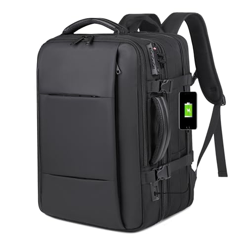 Mochila Impermeável de Grande Capacidade Escolar e Universitária Alças Reforçadas, Compartimento Interno para Notebook, Antifurto com Cadeado Numérico, Ideal para Dia a Dia, Trabalho e Viagem