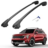 JOYTUTUS Lockable Roof Rack Cross Bars Compatible with Kia Sorento/Sorento Hybrid 2021-2026 (NOT Fit X-Line/X-Pro), Heavy Duty Aluminum Roof Rails Crossbars Rooftop Cargo Carrier Luggage