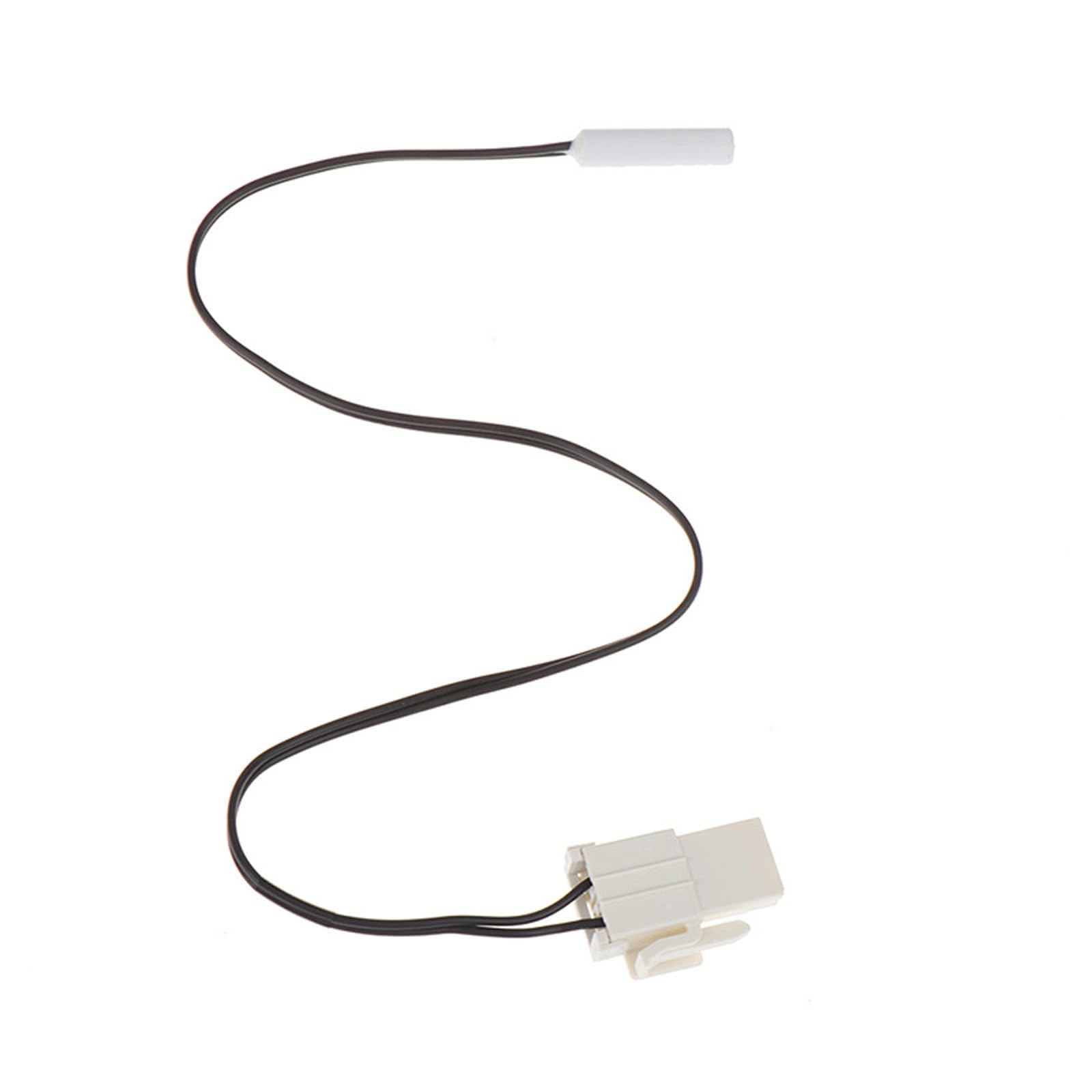 Fridge Defrost Temperature Probe 0060402182 Cable Assembly with White Probe and Connector, 32.5cm / 12.8inch Wire for Freezer Repair Fridge Thermistor Wire Defrost Cold Room Freezer Repair Part Cable