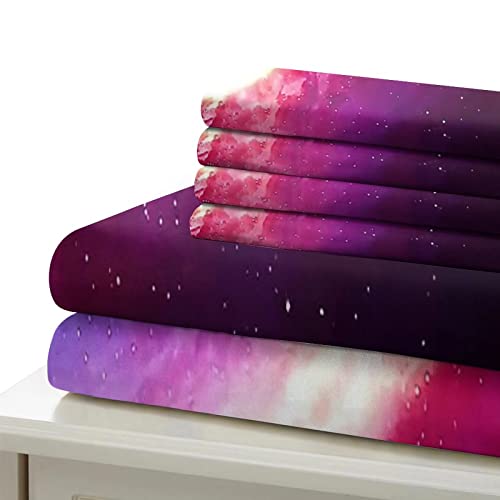 Parure de lit en microfibre douce avec fermeture éclair solide
