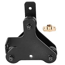 X Right Shaft Motor Bracket, Metal Light Weight 3D Printer Accessories T8 Nut with Pulley