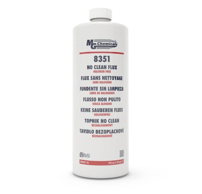 8351-1L, Soldering Flux NO Clean Rosin Flux 1 L (1.1 qt)