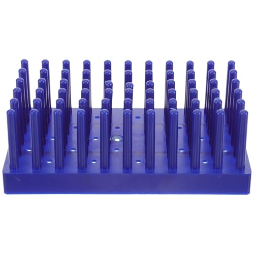 EXCEART Reagenzglasgestell Spike Trockengestelle Reagenzglas Peg Trockengestell Labor-Flaschentrockner Rack Reagenzglasständer Labor Glaswaren Halter für Laborutensilien