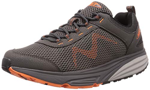 Mbt Men's Colorado 17 Rocker Bottom Walking Outdoor Shoe Grey/Orange Size 10 #TOP25