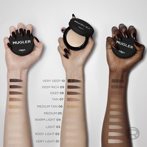 ’Oréal Paris x Mugler Fond de Teint Coussin Eclat Doux – Cushion Formule légère Effet seconde peau – Teinte : 8 Format : 23ml - vue 8