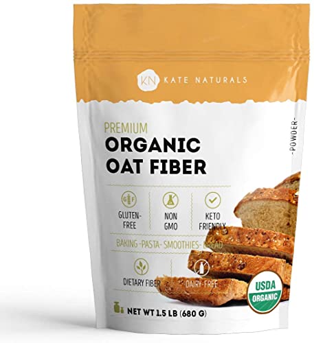 Oat Fiber Powder for Baking & Keto (1.5 lbs) - ...