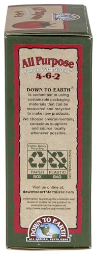 Down to Earth Organic All Purpose Fertilizer Mix 4-6-2, 1 lb
