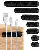 【Matériaux haut de gamme】Le clips câble est fabriqué en TPR écologique, un matériau souple qui possède une bonne résilience à la traction, peut être plié à plusieurs reprises sans se casser, se fissurer ou se déformer, et présente une excellente résistance au vieillissement et aux intempéries, ce qui lui confère une durée de vie plus longue.