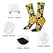 XZDZDX Lemon tiles Polyester Mid-Calf Socks White for Unisex - Skin-Friendly Elastic Fashion Crew Socks