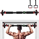 懸垂バー 懸垂棒 懸垂器具 ドアジム チンニングスタンド 鉄棒リング ネジ不要 穴を開ける必要がなく 場所も取らない 筋力トレーニング用品 脚筋 背筋 胸筋 腹筋 二頭筋 健康ぶら下がり器具 壁防護ゴムパッド回転防止 運動不足解消 筋トレ 壁付け どこでも懸垂 突っ張り 自宅 69～107㎝／耐荷重160kg／200㎏ 室内 トレーニング 日本語説明書付き