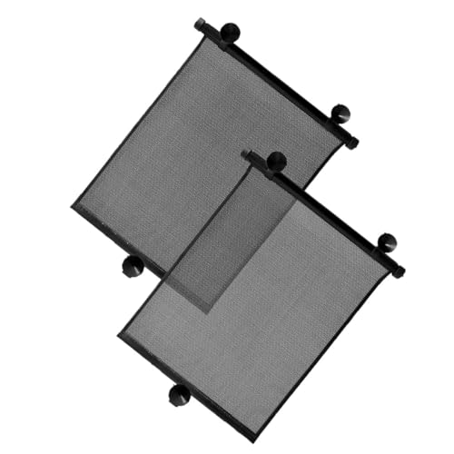 HONMEET �Ԃ̑��p�T���V�F�[�h ���̃J�[�e�� PVC�f�� �L�k���_� �ԗp���A�E�B���h�E�Ή� ��y�b�g�̂��߂̎ԓ����悯 �ԓ����K�ی�I�[�g�T���V�F�[�h 2�Z�b�g