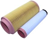 1 SET OF AIR FILTER 54516075 & 54515697, FITS VARIOUS MODELS OF INGERSOLL RAND OR ATLAS COPCO AIR