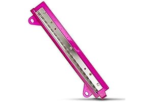 3 Hole Punch for Binders: Portable Paper Puncher with Ruler for Three Ring Folders