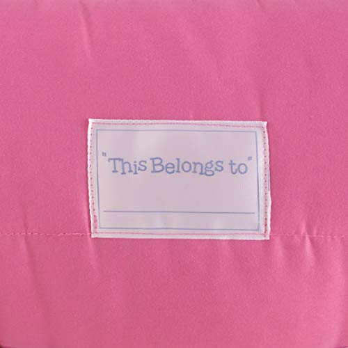 Image of Everything Kids Pink and Aqua Mermaid Toddler Nap Mat with Pillow and Blanket