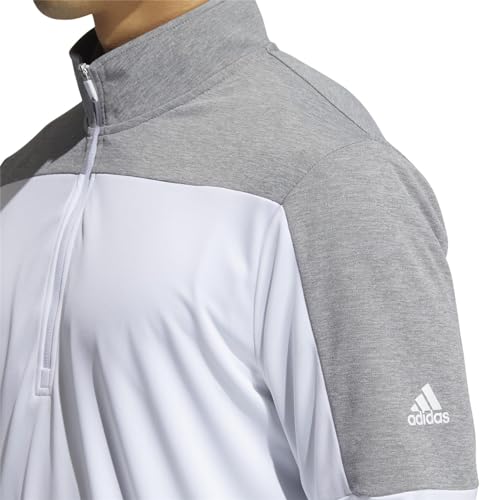 Pull léger adidas homme recyclé avec zip 1/4 pour le sport au quotidien