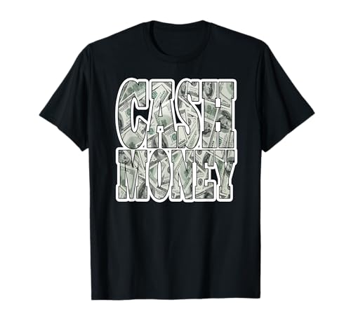 Stacks of Cash Money T-Shirt $100 Bills King Coin Tee T-Shirt