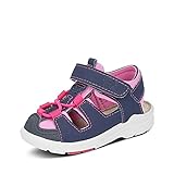 Schuhspitze: rund RICOSTA Mädchen 71 3320100 Gery Lauflernsandalen Kinder Baby Weite Mittel rund, Groesse 25, Marine/rosa