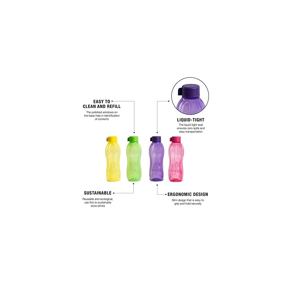 Botellas De Agua Tupperware Aqua Safe Eco Sports 500 Ml | Meses Sin