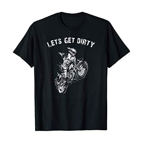 Lets Get Dirty Motocross - Motorcross, Motorcycle, Biker T-Shirt Cover