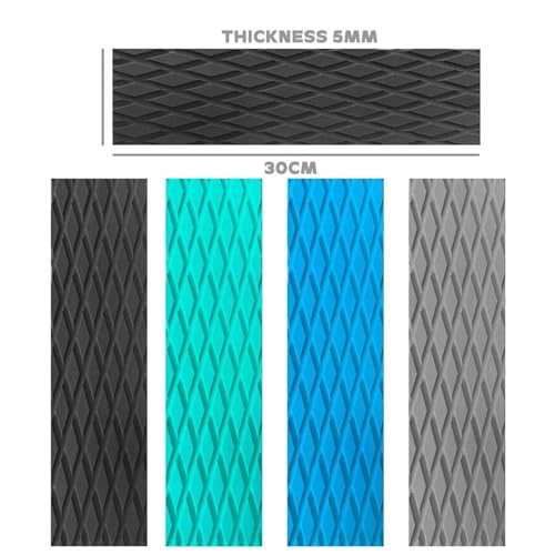 CWCKDJDH 4pcs Surf Board Skimboard Grip Pads 30 * 8cm Non-Slip Surfing Tail Pads Surfboard Traction Pad Surfing Accessories
