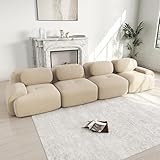 Photo Gallery trdlpyn divano a 4 posti in velluto a coste, componibile modulare sofà con braccioli curvati e rivestimento altamente elastico per soggiorno e camera da letto, non richiede montaggio(beige) Photo Gallery trdlpyn divano a 4 posti in velluto a coste, componibile modulare sofà con braccioli curvati e rivestimento altamente elastico per soggiorno e camera da letto, non richiede montaggio(beige)