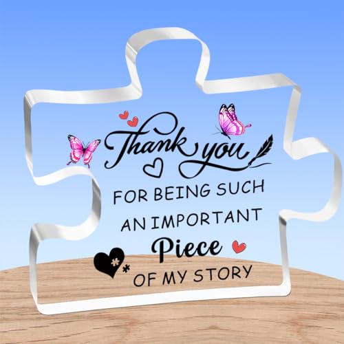 AMZQ Regalos de agradecimiento para mujeres, regalos de agradecimiento para profesores, gracias por ser una parte tan importante de mi historia