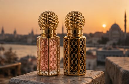 VEDAIR Rose & Shanaya Combo Premium Attar Set, Alcohol Free, Concentrated Perfume Oil, Long Lasting Fragrance, Gift Set-image-15