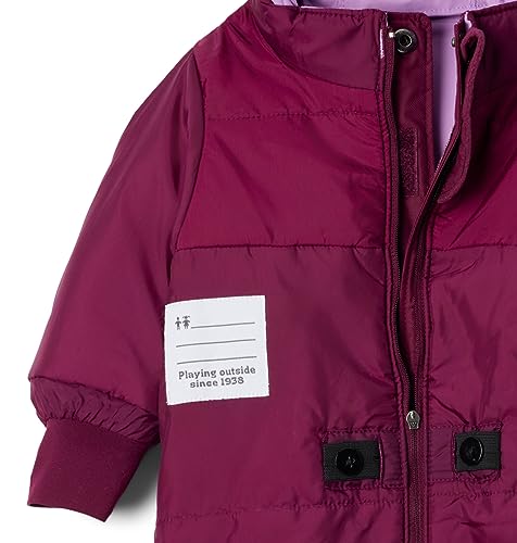 Columbia Youth Unisex Buga II Suit, Marionberry/Gumdrop, Medium