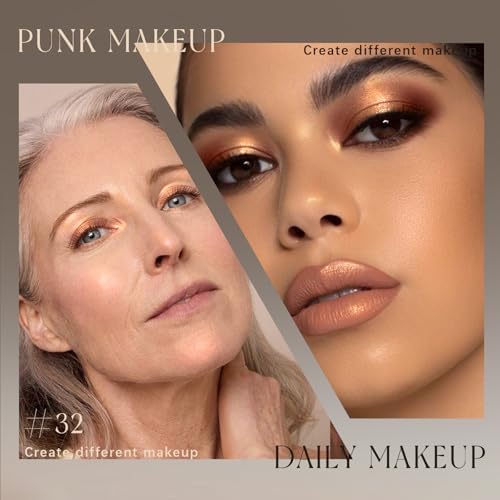 Noerrors Bronze Brown Gold Duochrome Shimmer Eyeshadow Palette, Satin Metallic Glow Finish, High Glossy Multi-Dimensional Glitter Eyeshadow, Pigmented Sparkly Blendable Smooth Cream Single Eye Shadow — 사진 5