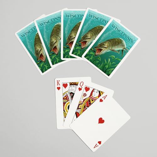 Lantern Press Naipes Poker Tamaño Estándar 52 Cartas miniatura 7