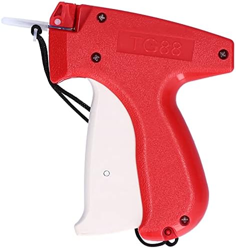 Fdit Etiquetadora de ropa, pistolas de fijación de etiquetas, pistola de etiquetado de precio al por menor, kit de fijador manual, etiquetadora de