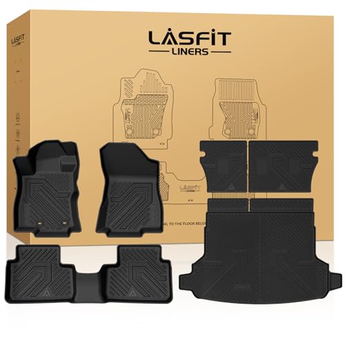 LASFIT Floor Mats & Seatback & Cargo Mats for Subaru Forester 2025-2026 (Not Fit Hybrid & Wilderness), All Weather TPE Custom Fit Floor Liners for Forester 2025-2026 Base/Premium/Sport/Limited/Touring