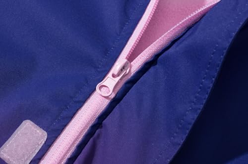 MGEOY Boys Girls Rain Jackets Lightweight Waterproof Hooded Raincoats Windbreakers for Kids 4-14Y4