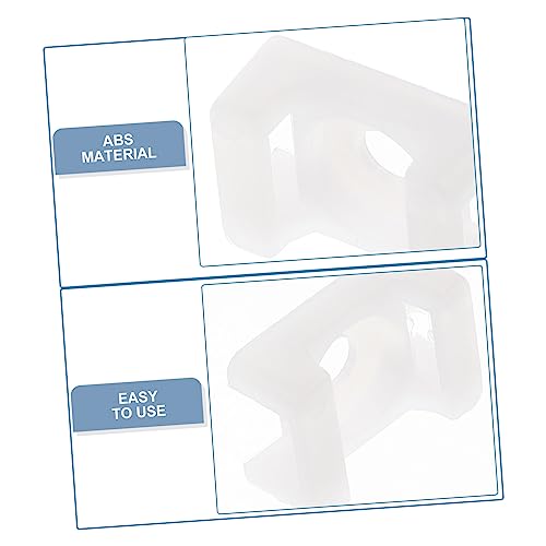 Uonlytech 500pièces supports pour serre-câbles type selle rigides pour gaines