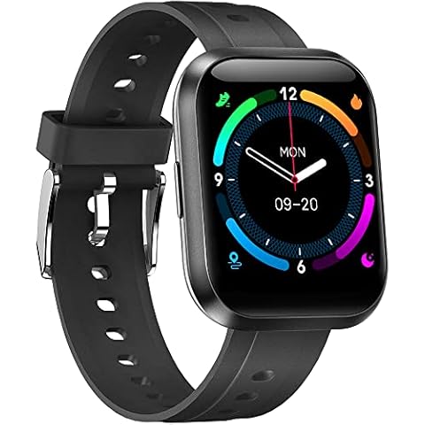 1MORE OMthing E-Joy Smart Watch Plus, Fitness Tracker with Heart Rate Blood Pressure, Sports Smartwatch IP68 Waterproof, 1.65" Full Touch Screen Fitness Watch for Men Women Compatible Android IOS Cover