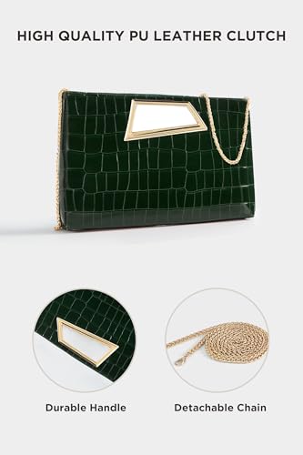 Image of Coucoland Clutch Purse for Women - Evening Bags PU Leather Glitter Fashion Purse Handbag for Wedding Party Daily | PU Leather