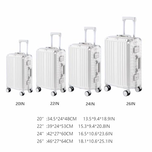 Suitcases Luggage Unisex Trolley Case Large Capacity Universal Wheel Password Travel Boarding Suitcase Suitcases With Wheels(Black,24IN)2