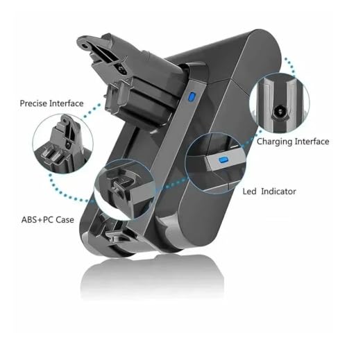 Cargador Dyson V6 compatible con aspiradora SV09 Absolute y serie DC 3