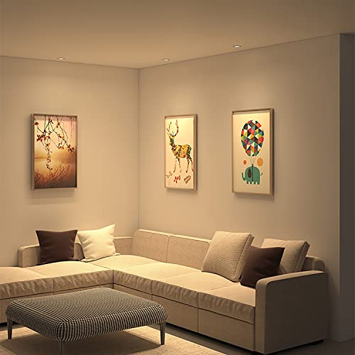 YODAVE Set di 4 piccoli faretti da incasso da 1 W